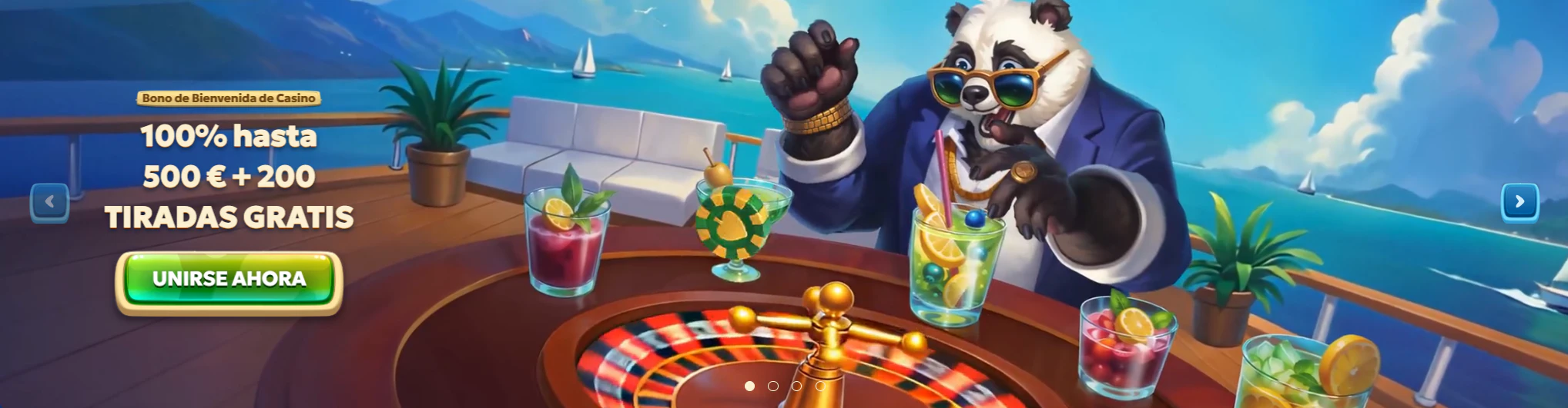 Bono de bienvenida de Pandido Casino